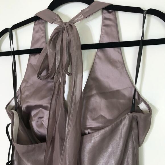 Vera Wang Lavender Halter Cocktail Dress 4 NWT - Picture 11 of 12
